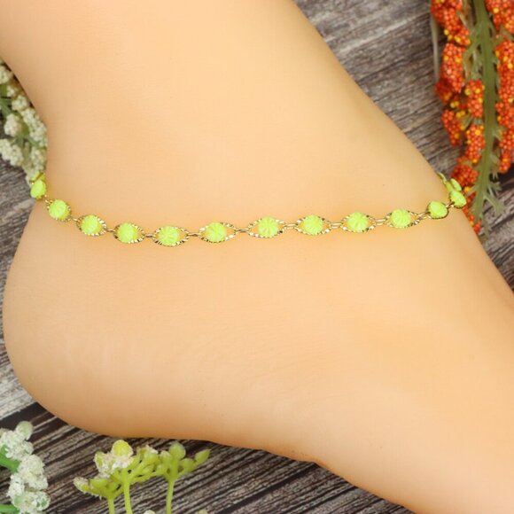 "Elegant Handmade Anklet – Delicate Jewelry for Women, MAR091271 - Picture 4 of 10